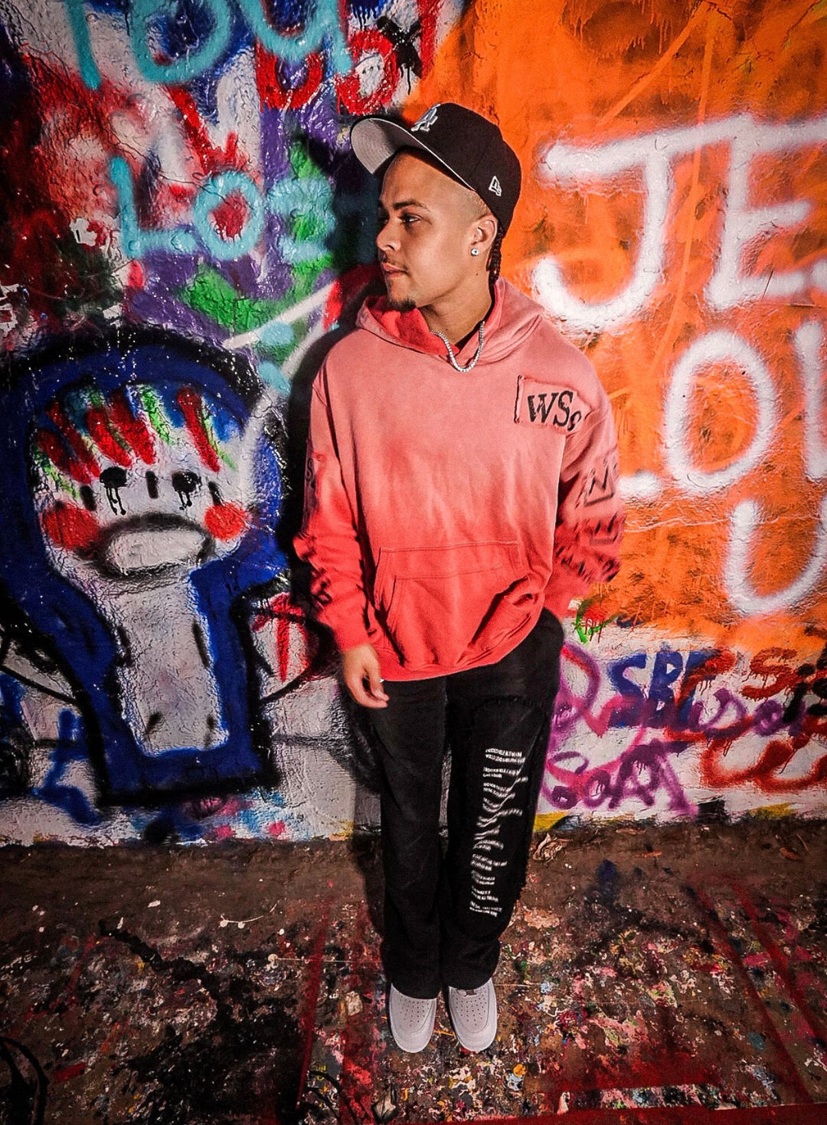 Red Journey Patch Hoodie