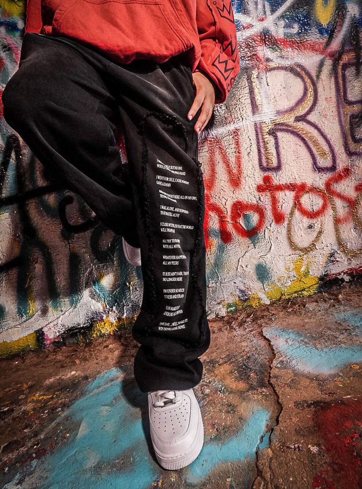 Black Journey Sweatpants