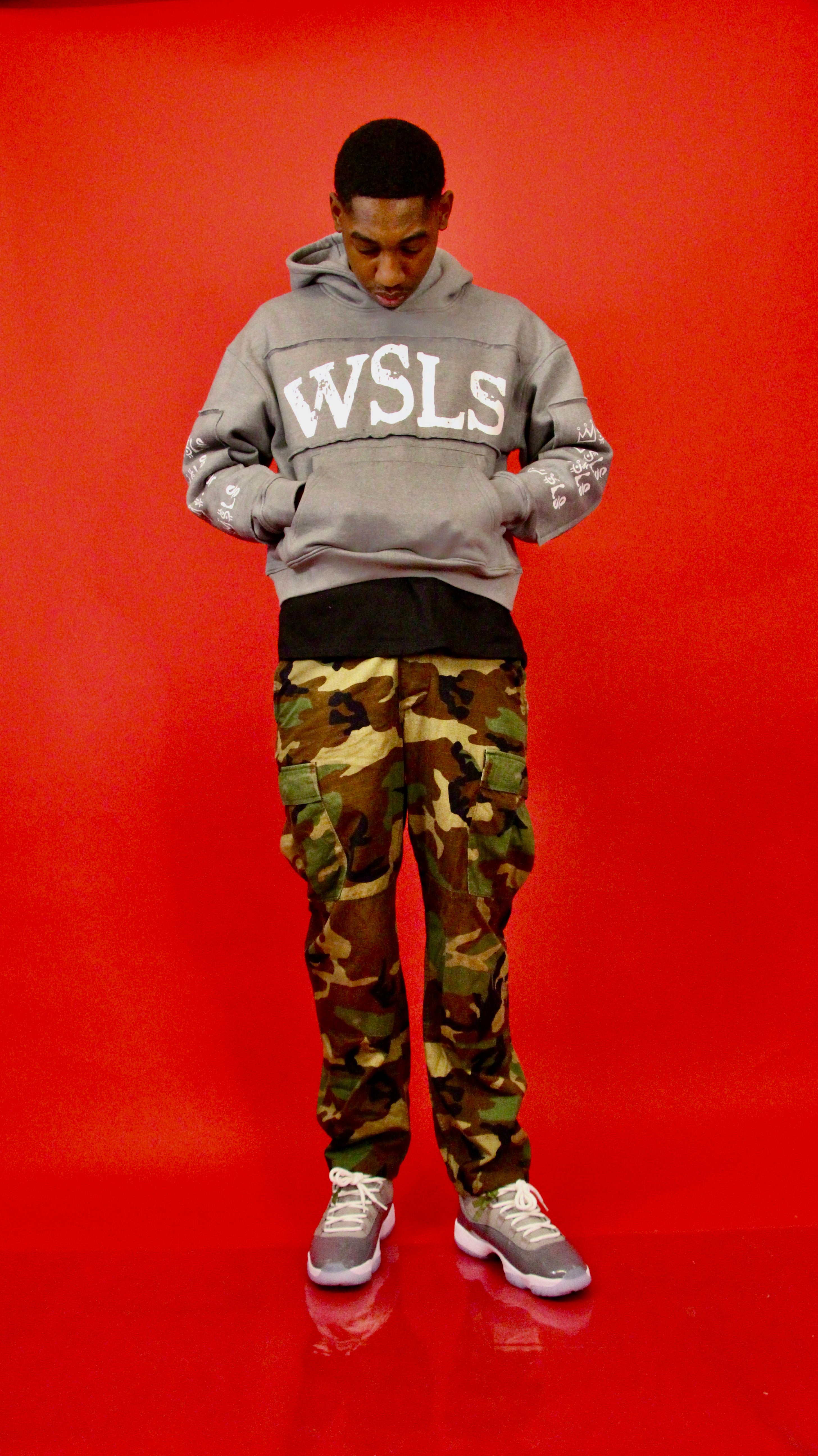 WSLS Grey Patches Hoodies