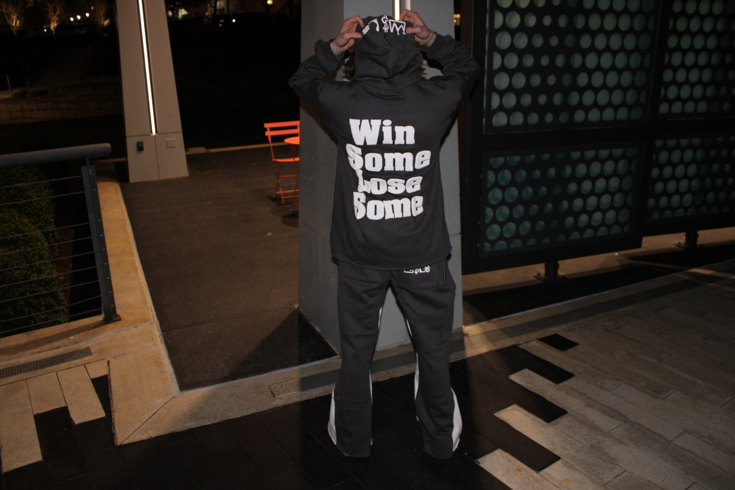 WSLS Grey Puff Print Sweatpants