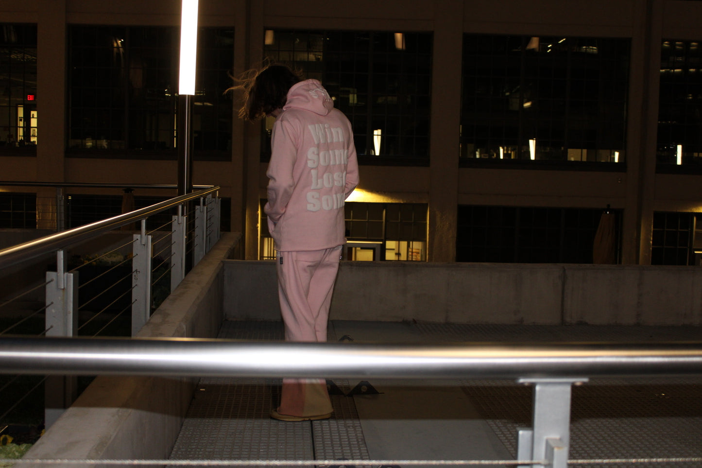 WSLS Pink Puff Print Hoodie