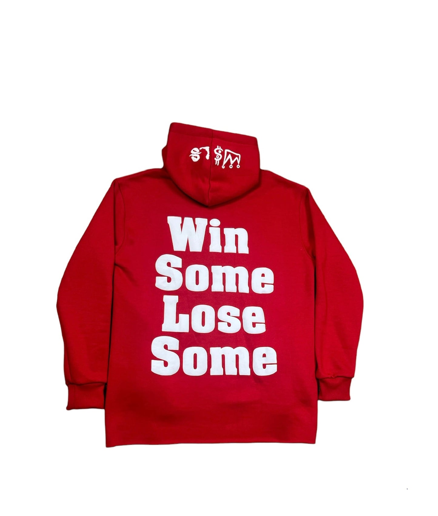 WSLS Red Puff Print Hoodie